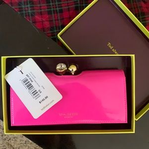 TED BAKER LONDON PINK CLUTCH